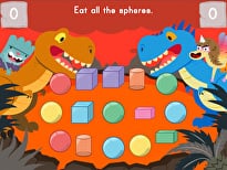 Dino Crunch: 3D Shapes