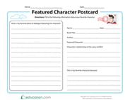 Featured Character Postcard