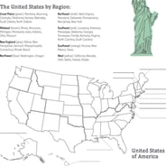 Map: Regions of the United States