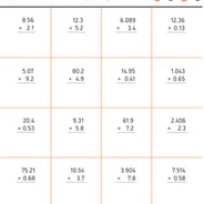 Dizzy Over Decimals: Multiplying Decimals #1
