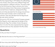 History of the American Flag