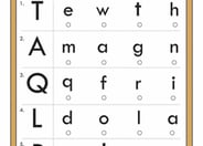 Letter Quiz