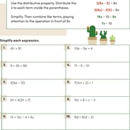 How to Simplify Algebraic Expressions