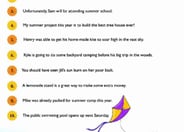 Summer Nouns and Adjectives #4