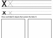Alphabet Practice: X