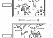 Four Seasons Activity Placemat