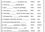 Practice Reading Vowel Diphthongs: ew