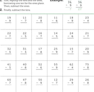 Subtraction With Regrouping