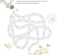 Follow the Letter Path: A to O