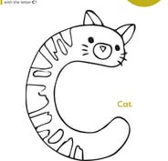 Color the Animal Alphabet: C