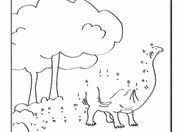 Alphabet Dot to Dot: Dinosaur