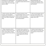 Multiplication & Division Word Problems Practice