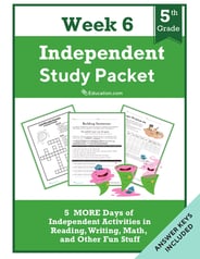 Fifth Grade Independent Study Packet - Week 6