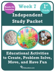 First Grade Independent Study Packet - Week 7