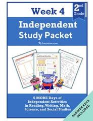 Second Grade Independent Study Packet - Week 4