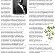 Informational Reading Comprehension: Biography of George Washington Carver