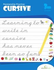 Penmanship Practice: Cursive