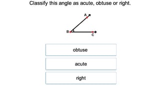 Classifying Angles 