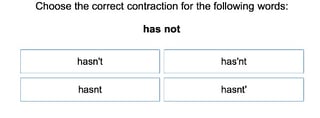 Contractions