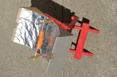Solar Hot Dog Cooker