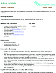 Animal Habitats