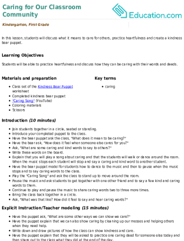 Caring for Our Classroom Community