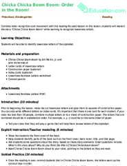 Chicka Chicka Boom Boom: Order in the Room!