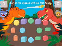  Dino Crunch: Attributes of 2D and 3D Shapes