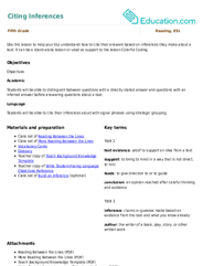 Citing Inferences