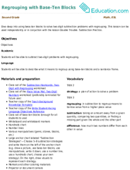 Regrouping with Base-Ten Blocks