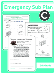 Fifth Grade Daily Sub Plan Day 3