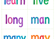 First Grade Sight Words: Learn to May