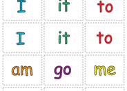 Match Game: Sight Word Memory Match