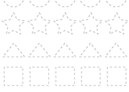 Trace and Color Shapes