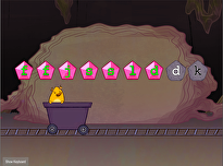 Home Row Typing: F-J-D-K-S-L with Gem Miner