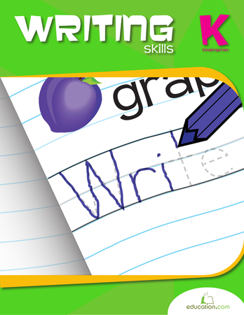 Kindergarten Reading & Writing Workbooks: Kindergarten Writing Skills