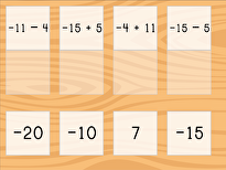 Match: Add and Subtract Integers
