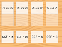 Match: Greatest Common Factor