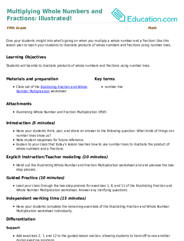 Multiplying Whole Numbers and Fractions: Illustrated!
