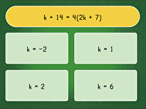 Quiz: Solving Multi-Step Equations