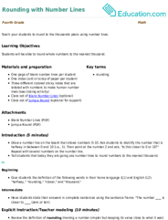 Rounding with Number Lines