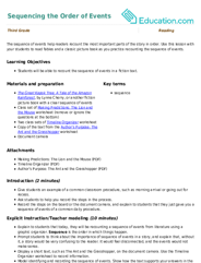 Sequencing the Order of Events