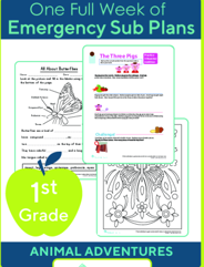 Sub Plans for First Grade