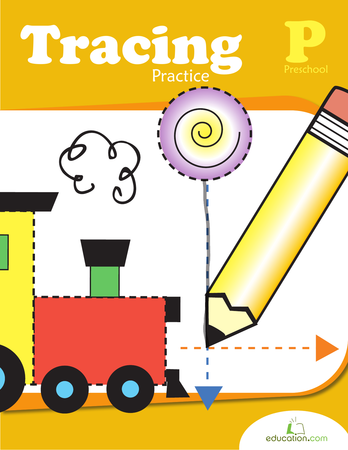 Preschool Math Workbooks: Tracing Practice for Preschool