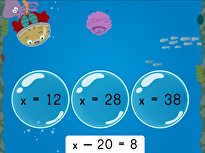 Treasure Diving: Solving One-Step Addition and Subtraction Equations