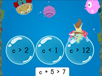 Treasure Diving: Solving One-Step Addition and Subtraction Inequalities