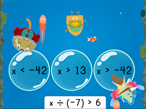 Treasure Diving: Solving One-Step Multiplication and Division Inequalities