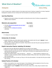 What Kind of Weather?